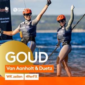 Delftse Annette Duetz wereldkampioen zeilen