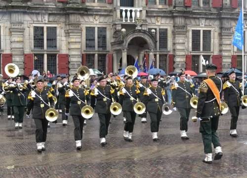 Feestje op de Markt als afsluiting van Taptoe Delft: ‘De top wat we ooit hebben bereikt’