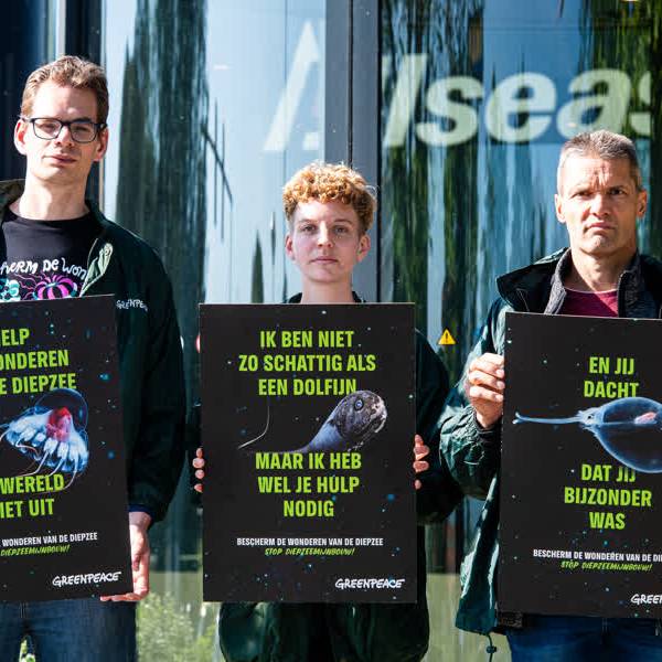 Greenpeace: ’Diepzeemijnbouw is niet nodig voor de energietransitie'