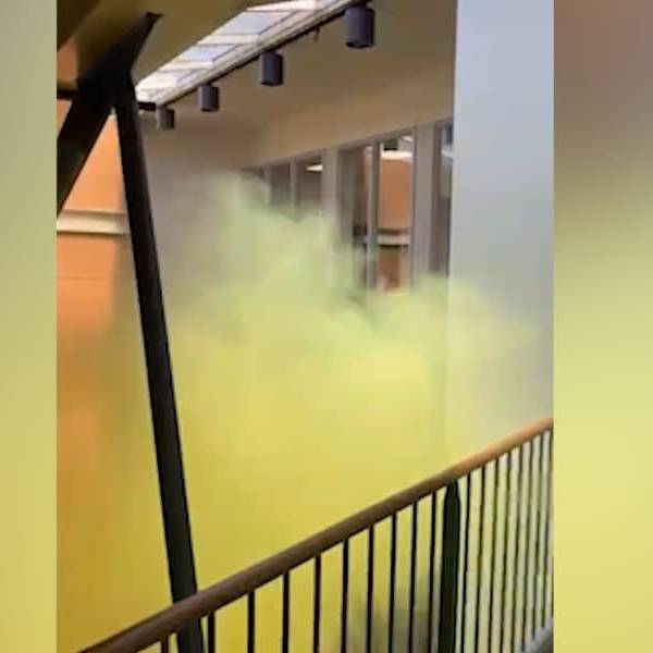 Examenstunt loopt uit de hand, rookbommen in aula