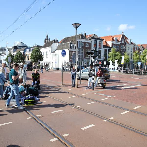 Fietser zwaargewond op de Westvest na val