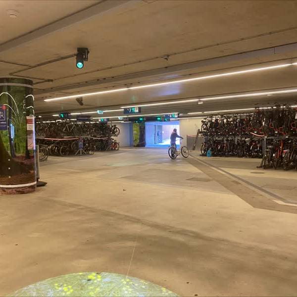 Verbouwing van fietsenstalling station Delft na 10 jaar