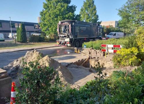 Waterstoring in Tanthof door lekkage