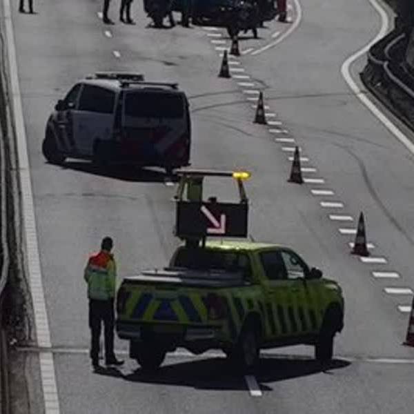 A13 was afgesloten na ongeluk