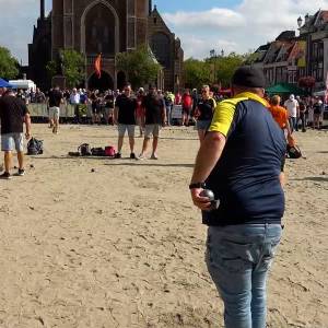 Petanque markttoernooi in Delft