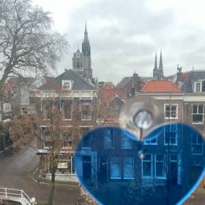 Ga op zoek naar hartjes in de binnenstad van Delft