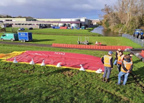 Hoogheemraadschap Delfland oefent