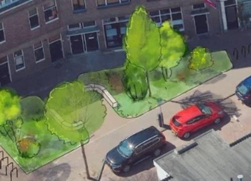 Honderd straten groener in Delft: Eerste achttien ontwerpen definitief