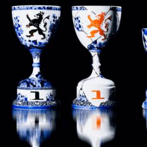 Delftsblauwe trofeeën bij Dutch Grand Prix blijken breekbaar