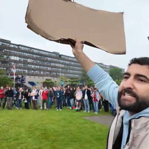 Opnieuw pro-Palestijns protest TU Delft