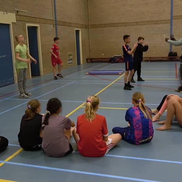 (VIDEO) Wordt deze Delftse basisschool de sportiefste van Nederland?