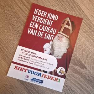 Maandag start Sintvoorieder1 actie