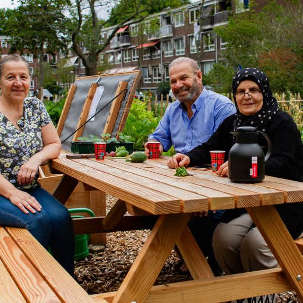 Hoe Delftenaren samen een buurtmoestuin bouwden: 'Heb geduld en blijf vrolijk'