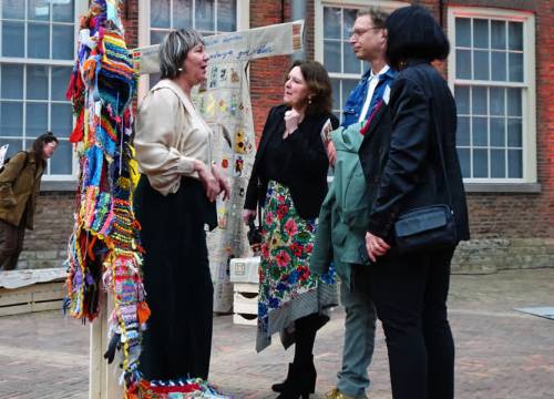Eindmanifestatie stadsproject Woord & Draad
