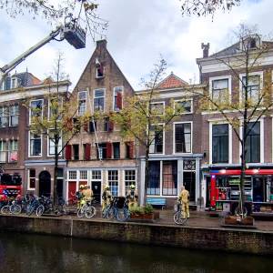 Brand in studentenhuis op Oude Delft