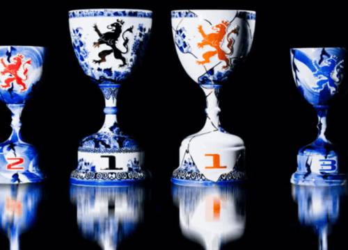 Delftsblauwe trofeeën bij Dutch Grand Prix blijken breekbaar
