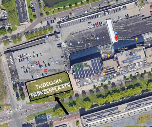 Parkeerdek Hoven Passage wordt vervangen Omroep Delft