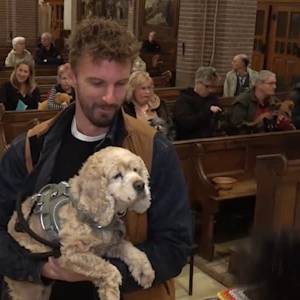 Gezegende honden en katten op Dierendag: ‘Ze krijgen een stukje liefde’