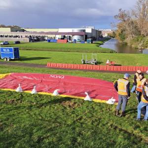 Hoogheemraadschap Delfland oefent